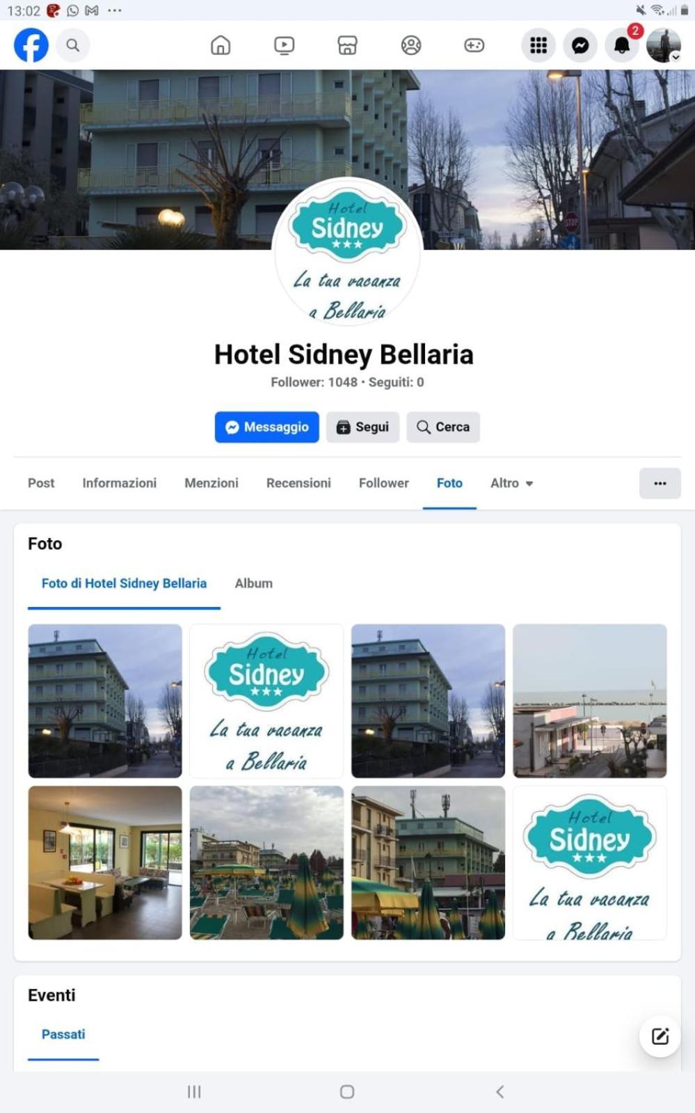 Hotel Sidney Bellaria-Igea Marina Buitenkant foto